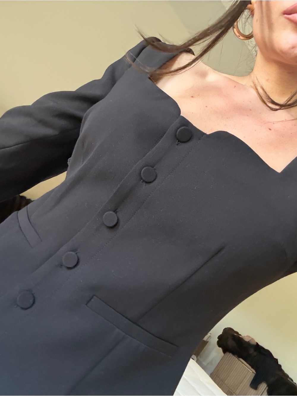 PAIGE Black Tailored  Blazer